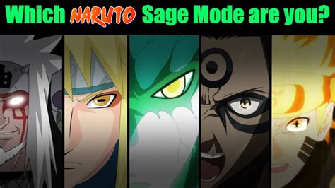 Which Sage Mode Are You Naruto Test Youtube