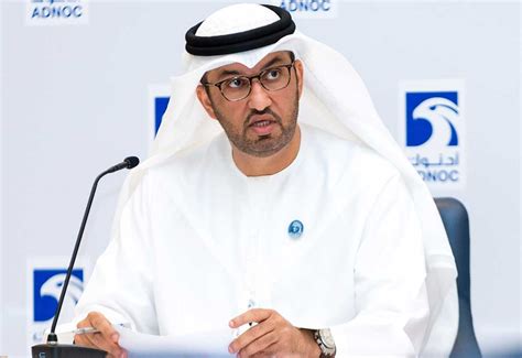 Sultan Al Jaber Ceo Of Abu Dhabi National Oil Company Or Adnoc Discusses The Firms 207