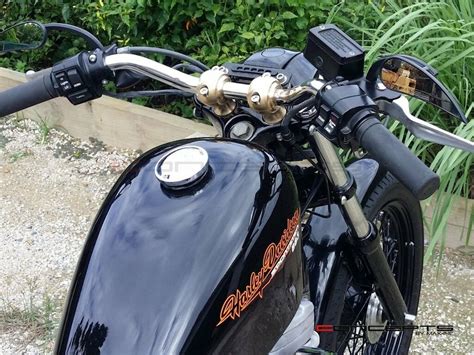 Brass Motorcycle Handlebar Risers 1 Inch Harley Chopper Bobber