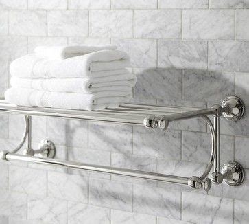 Hotelier towel rack in polished chrome. towel racks for tile in polished nickel | All Products ...