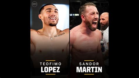 Teofimo Lopez Vs Sandor Martin Fight Preview And Prediction Youtube