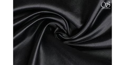 Black Pure Silk Duchesse Satin Sartor Bohemia