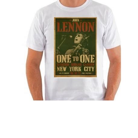 Camiseta Camisa Poster Banda Show Beatles John Lennon Shopee Brasil