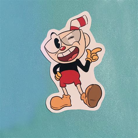 Cuphead Stickers Etsy