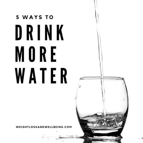 5 Ways To Drink More Water Drink More Water Drinks Drinking Water