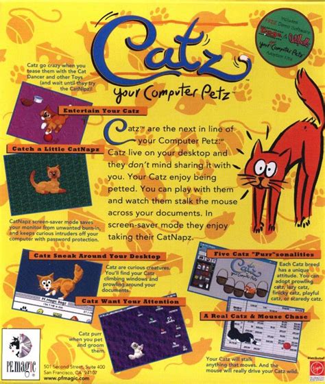 Catz Your Computer Petz Cover Or Packaging Material Mobygames