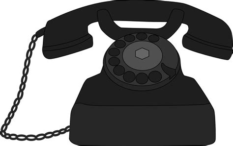 Telephone Clipart Black And White Free Download On Clipartmag