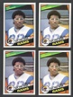 Lot Detail - 1984 Topps #280 Eric Dickerson Rookie Card Lot of (4) All ...