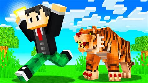 Tigre Malvado Morde Morde No Minecraft Youtube