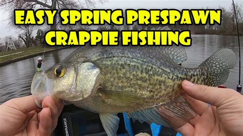 Fishing For Spring Pre Spawn Crappies By Floating Jigs Youtube