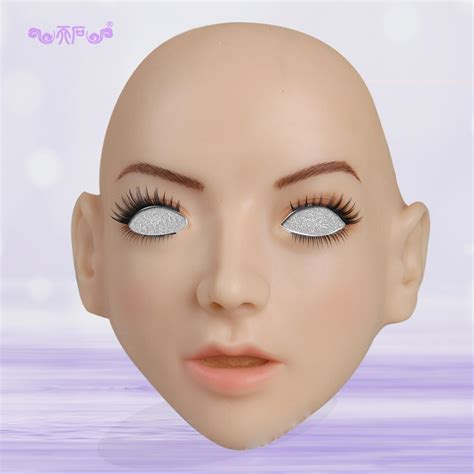 Have Ears Angel Face Silicone Realistic Female Masks Halloween Masks