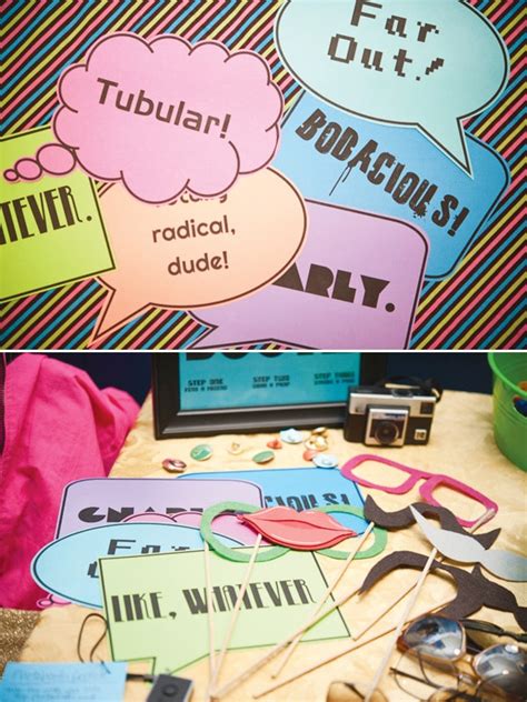 Totally 80s Themed Birthday Pretty My Party Party Ideas