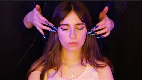 asmr massage and face tracing for relaxation youtube