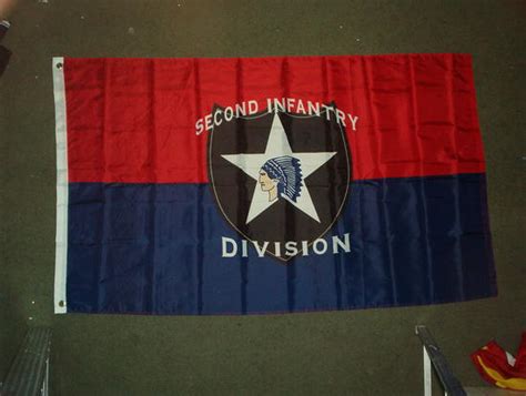 Army 2nd Second Infantry Division 3′ X 5′ Flag