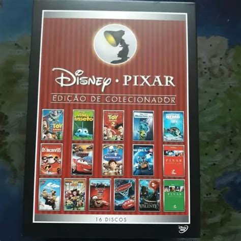 Disney Pixar Edi O De Colecionador Box Dvds Originais