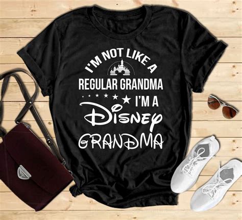 Im Not Like Regular Grandma Im Disney Grandma Shirt Etsy