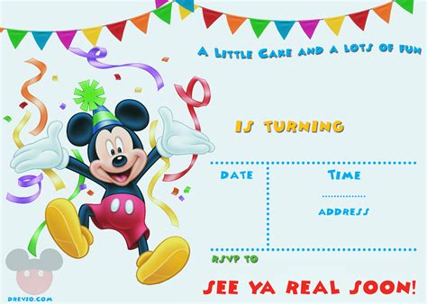 mickey mouse st birthday invitations bagvania