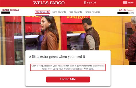 According to wells fargo, to use this feature, open the wells fargo mobile® app, tap menu in the bottom bar and select cards, atm access code the easiest workaround is to add your wells fargo debit card to your mobile wallet (applepay, google pay, etc.) and then tap your phone on the wells. Changes to Wells Fargo Credit Card Go Far Rewards Terms (eGC, Forfeiture at Death, Misuse ...