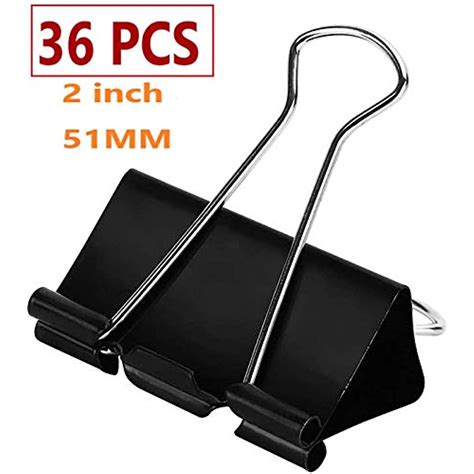 Extra Large Binder Clips 2 Inch Big Paper Clamps For Office Supplies