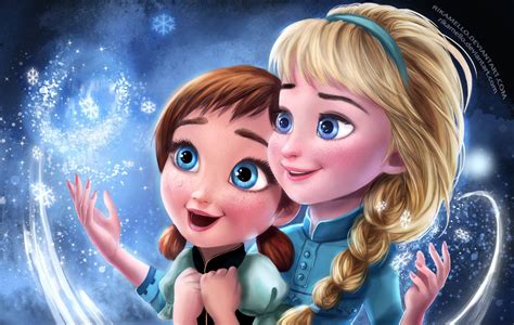 Download Free Elsa And Anna Baby Hd Wallpapers
