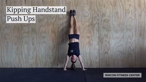 Kipping Handstand Push Ups Youtube