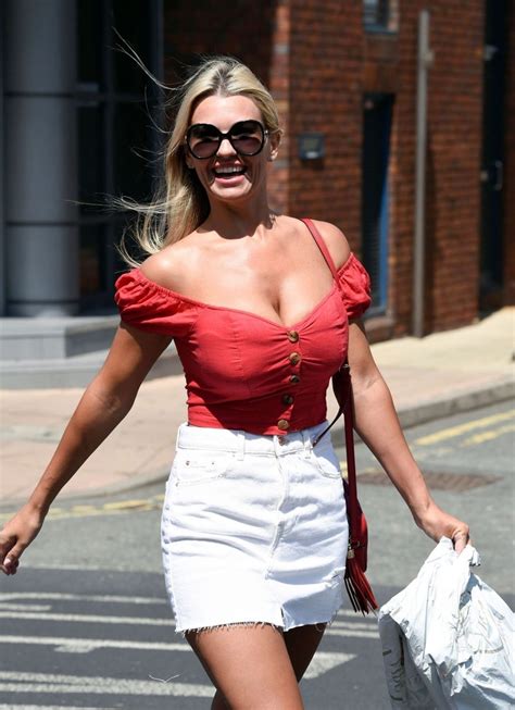 Christine McGuinness Shows Off Her Cleavage In Wilmslow Photos HiCelebrity