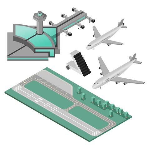 Flughafen Icons Set Download Kostenlos Vector Clipart Graphics
