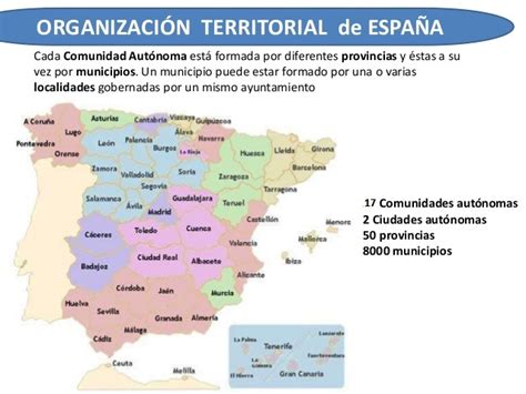 Aula De GeografÍa E Historia 3º Eso Mapa OrganizaciÓn Territorial De