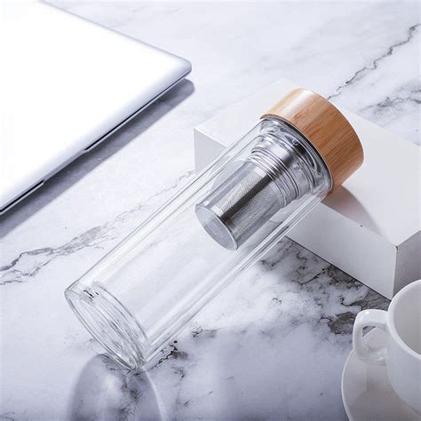 Customized Borosilicate Glass Bottle Clear Glass Drinking Bottle With