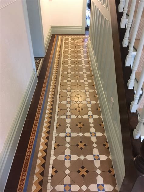 Eyesore Tiles Replaced In A Victorian Hallway In Oswestry Shropshire