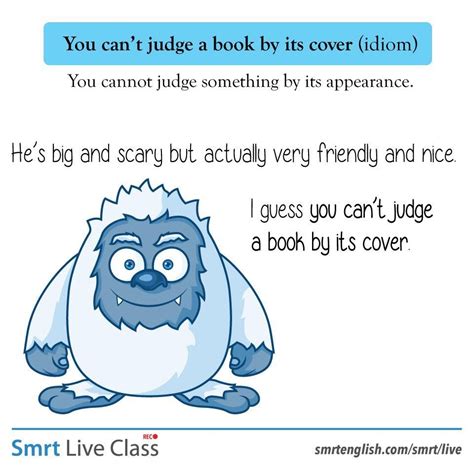Idiom You Can T Judge A Book By Its Cover Frases En Ingles Aprender Inglés Idiomas