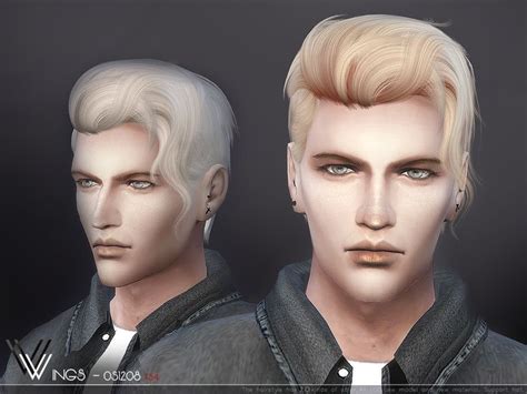 Wings Os1208 This Hair Style Has 20 Kinds Of Wingssims Sims 4