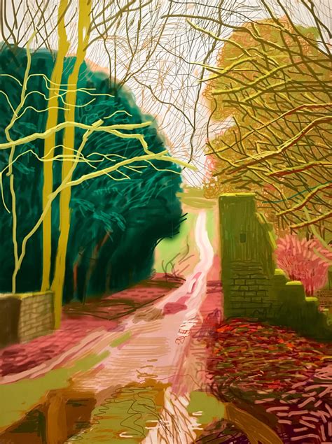 David Hockney The Arrival Of Spring In Woldgate East Yorkshire In My