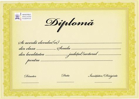Lumea Lui Scolarel Diplomă Elegantă