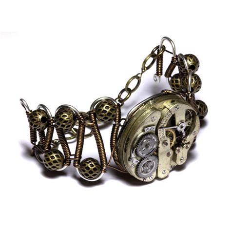 Steampunk Clockwork Bracelet By Catherinetterings On Deviantart