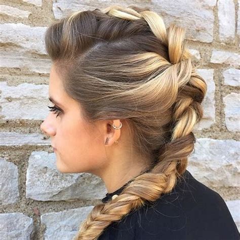30 Glamorous Braided Mohawk Hairstyles For Girls And Women Page 3 Of 5