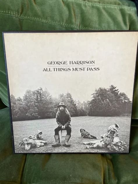 George Harrison All Things Must Pass Apple Stch 639 With Poster Complete 9 99 Picclick