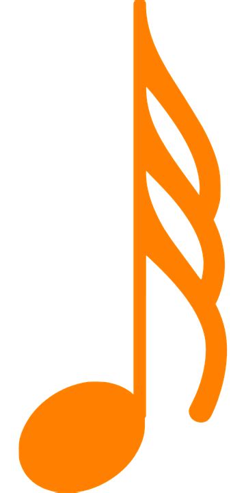 Note Music Orange · Free Vector Graphic On Pixabay