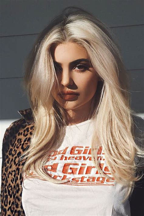 Discover more posts about kylie jenner blonde. Kylie Jenner Debuts Rose Gold Hair Colour | BEAUTY/crew