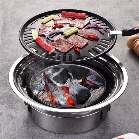 Portable Grill Easily Assembled Folding Grill Camping Portable Charcoal