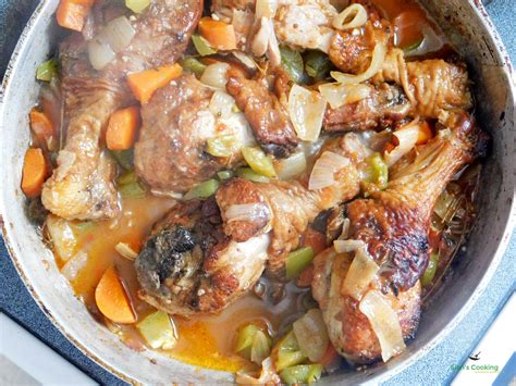 brown stew chicken recipe