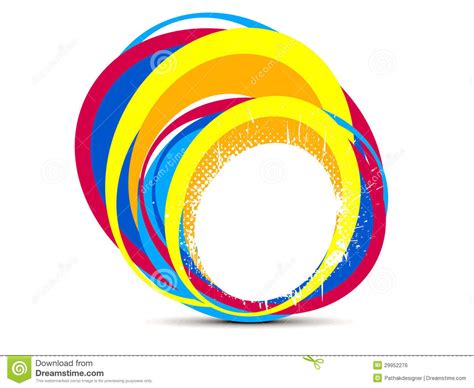 Abstract Creative Rainbow Splash Circle Stock Vector Illustration Of