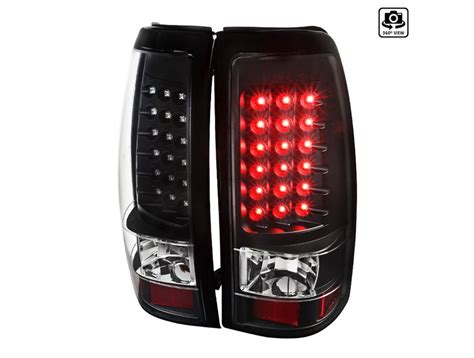 Spec D Black Led Tail Lights Spe Lt Siv99jmled V2 Tm Realtruck