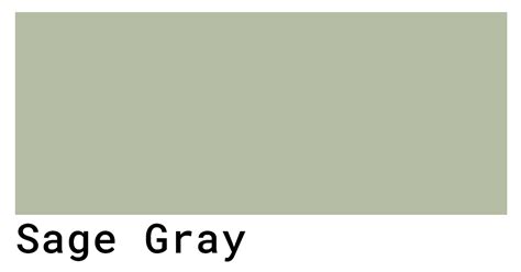 Sage Gray Color Codes The Hex Rgb And Cmyk Values That