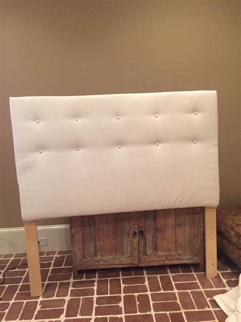 Easy Tufted Headboard · How To Make A Bed Headboard · Home Diy On Cut