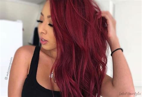 Hair color for high school students is through eighth grade must still be shades of blond, black, auburn or red and brunette, including highlights. 19 Shockingly Pretty Dark Red Hair Color Ideas for 2019