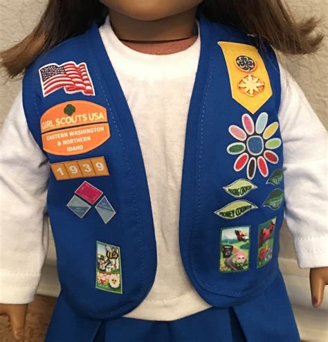 Inch Doll Clothes Daisy Girl Scout Vest Etsy