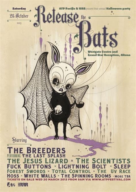 release the bats melbourne feat the breeders jesus lizard and sleep camille rose garcia