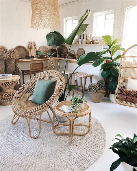 Bohemian Rattan Chair Loooove Boho Accent Chair Boho Chair Wicker