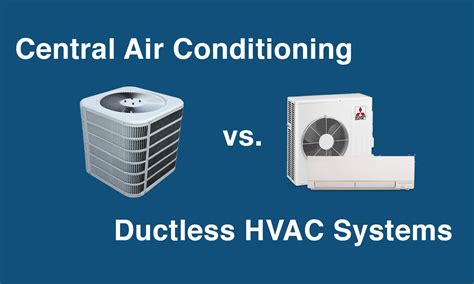 Central Air Conditioning Vs Ductless Cooling Systems